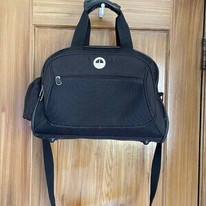 Travel Bro Black Under Seat Tote w/ 3 Pockets & Bottle Carrier & Shoulder Strap